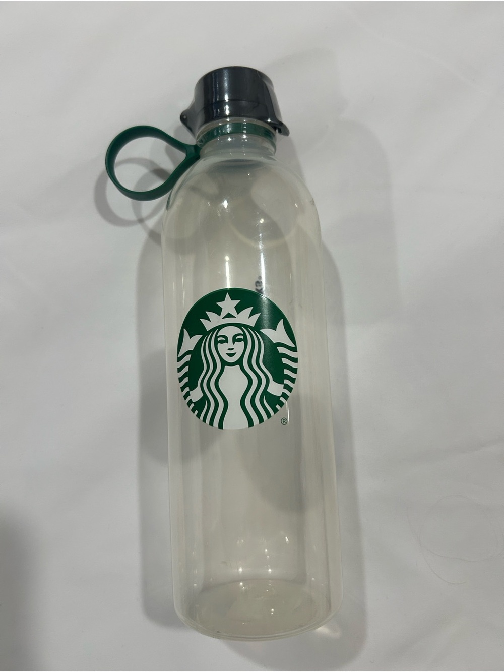 Starbucks Reusable Clear Water Bottle Plastic 24 OZ